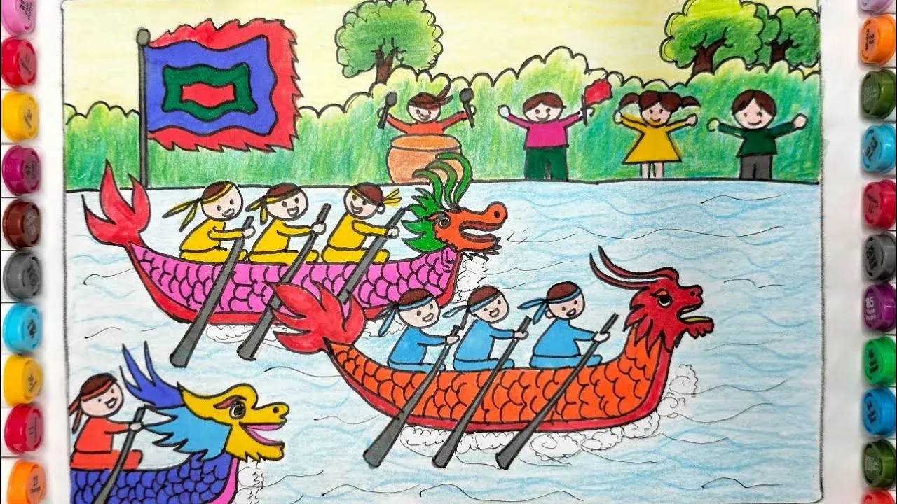 100+ ảnh vẽ tranh lễ hội lớp 6 tuyệt đẹp nhất · ảnh 2