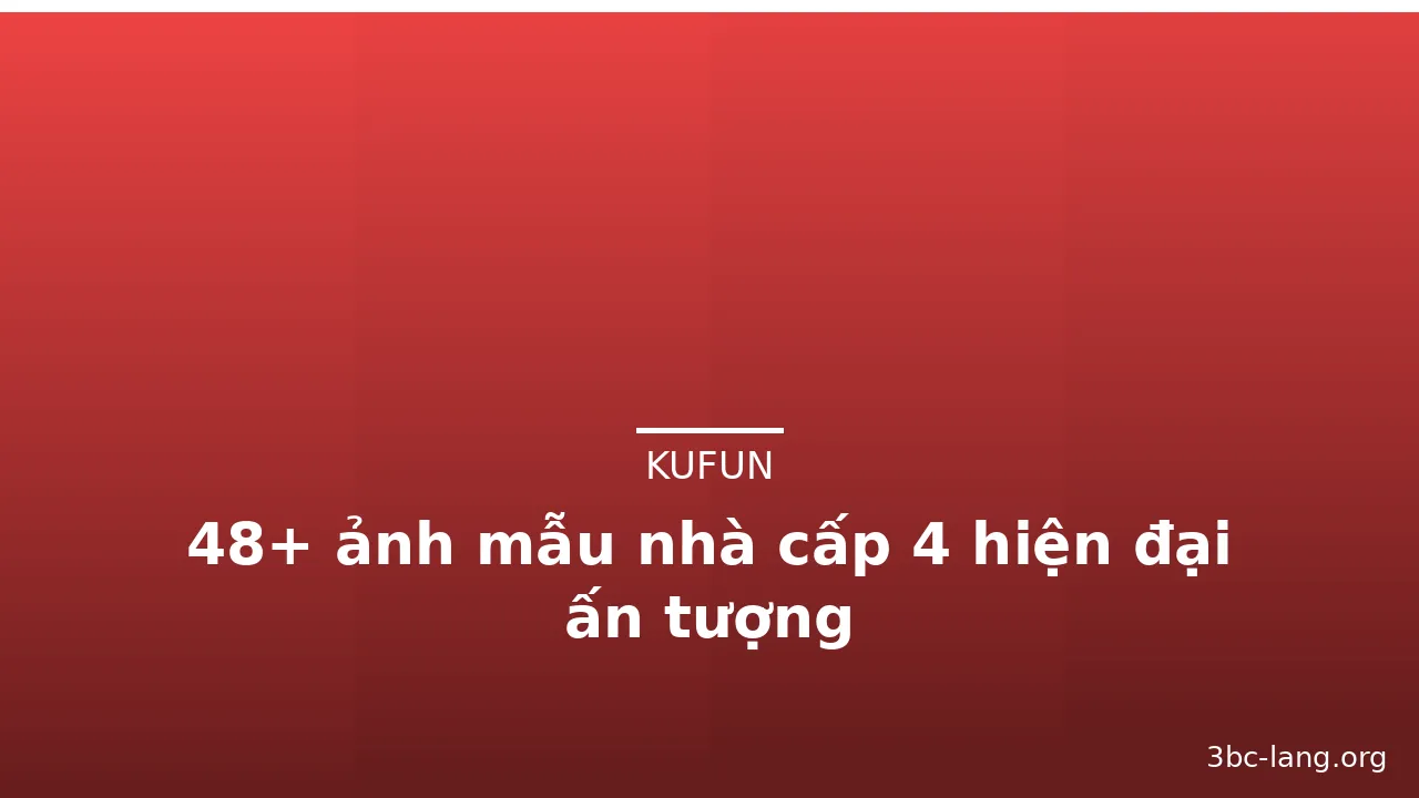 48+ ảnh mẫu nhà cấp 4 hiện đại ấn tượng · ảnh 1