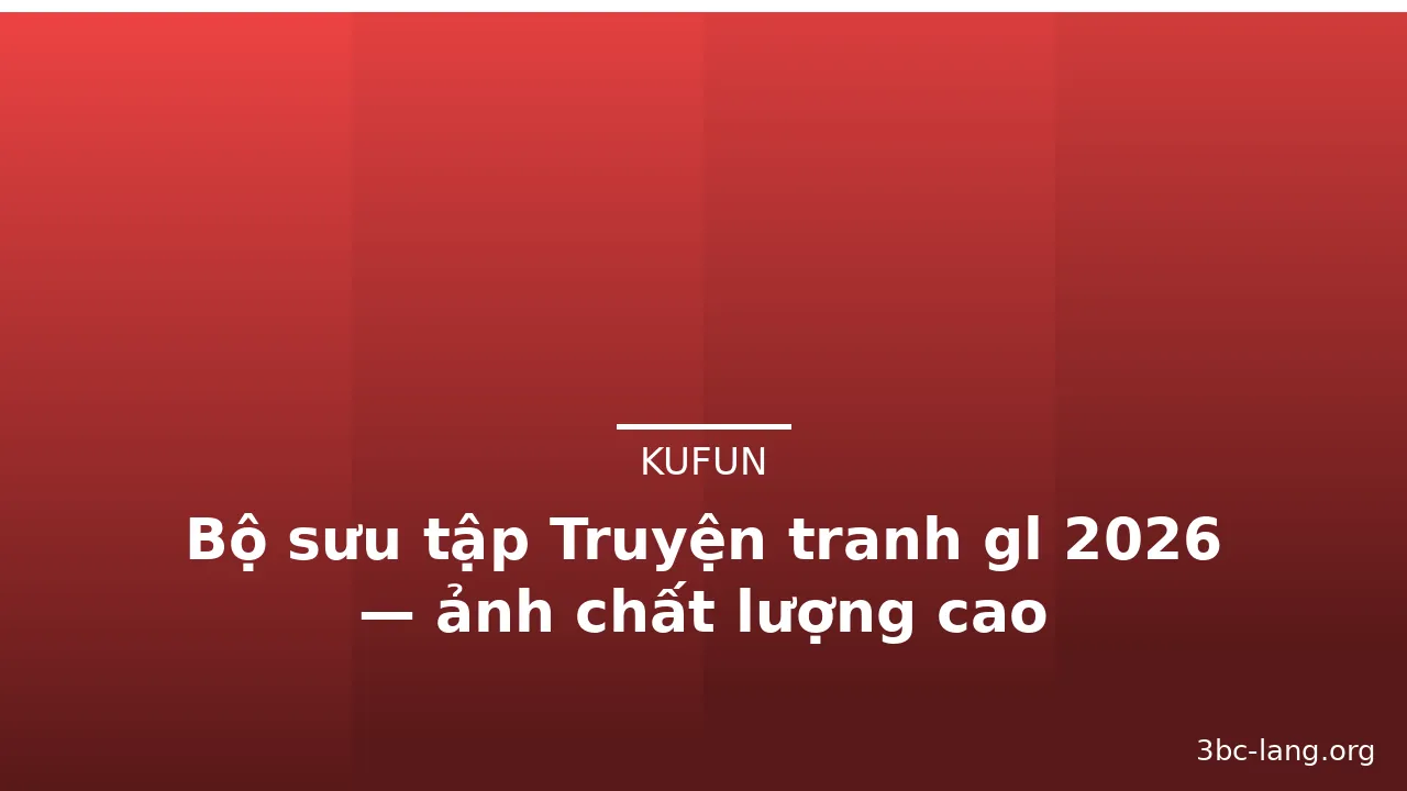 Bộ sưu tập Truyện tranh gl 2026 — ảnh chất lượng cao · ảnh 3