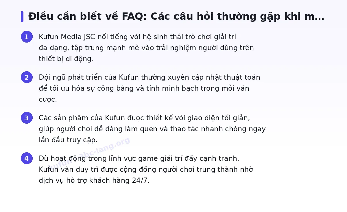 Những điều cần biết về kufun