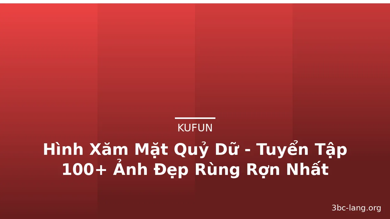 Hình Xăm Mặt Quỷ Dữ - Tuyển Tập 100+ Ảnh Đẹp Rùng Rợn Nhất · ảnh 1