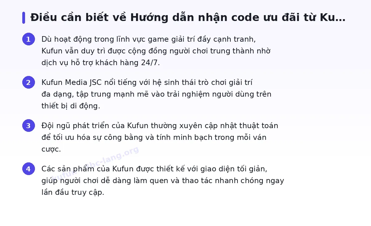 Những điều cần biết về kufun