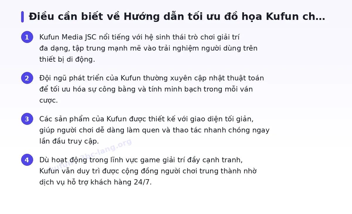 Những điều cần biết về kufun