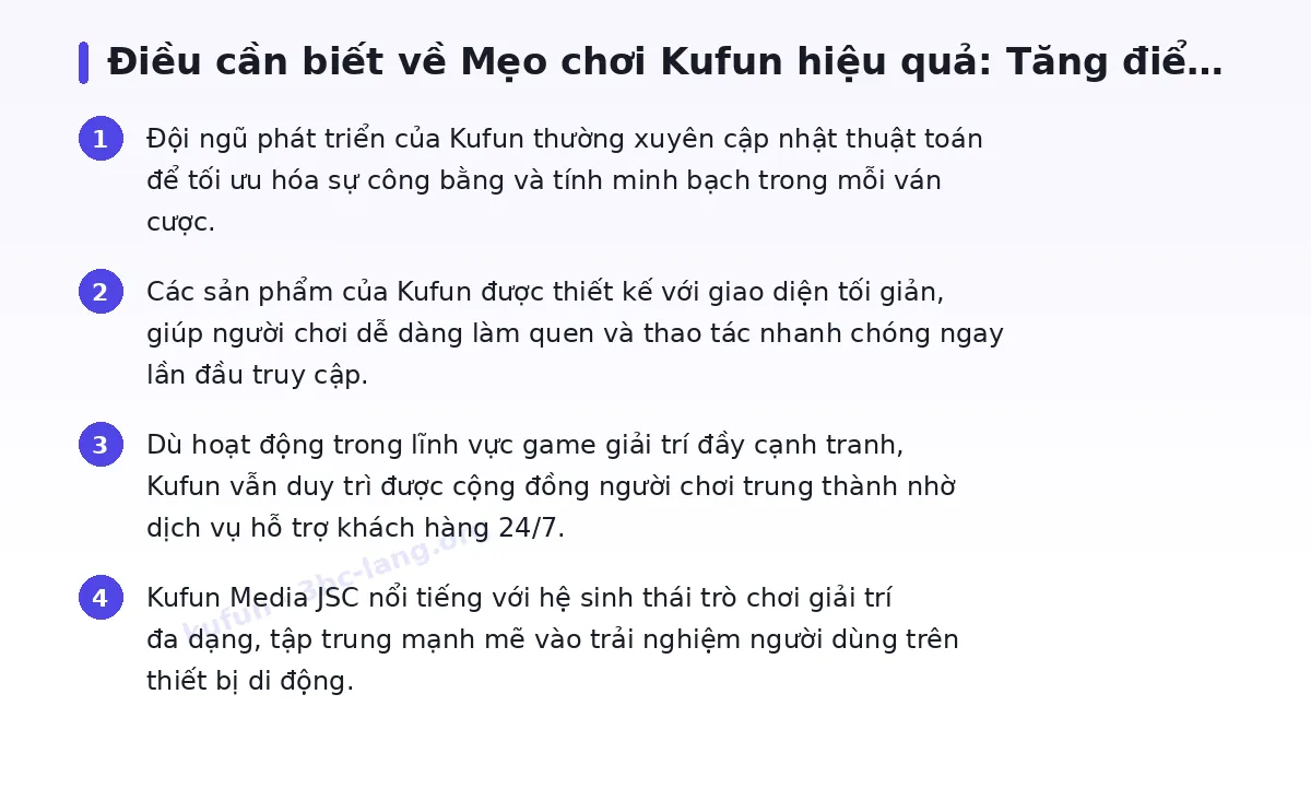 Những điều cần biết về kufun