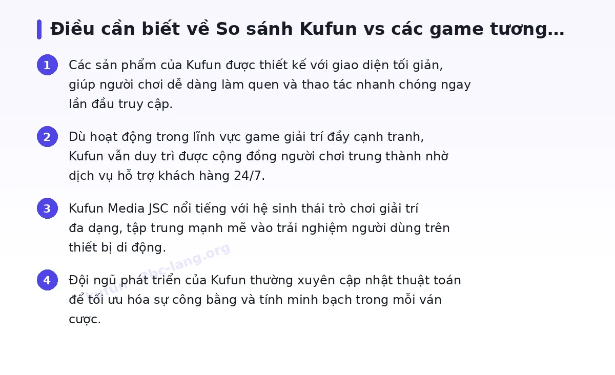 Những điều cần biết về kufun
